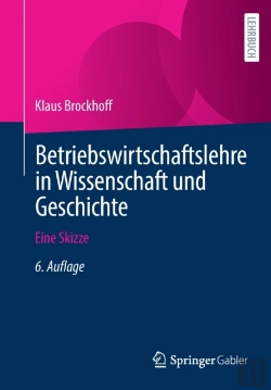 Bertrand.pt - Betriebswirtschaftslehre In Wissenschaft Und Geschichte