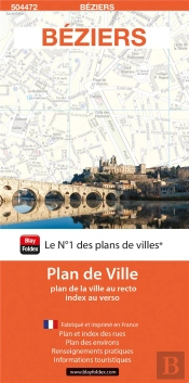 Béziers ; Plan De Ville (Édition 2019)