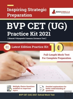 Bertrand.pt - Bharati Vidyapeeth Common Entrance Test (Bvp Cet) Ug 2021 10 Mock Test Latest Edition Practice Kit