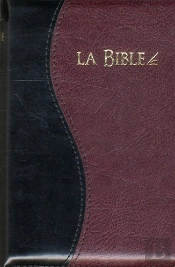 Bible ; Avec Notes Standard ; Duo Noir Bordeaux, Fermeture Éclair, Tr. Or