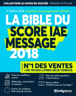 Bertrand.pt - Bible Du Score Iae Message 2018 7e Edition