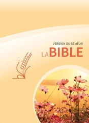 Bible Du Semeur 2015, Rigide, Jaune Fleurs Avec Tranche Blanche
