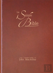 Bible Neg Macarthur Rigide Similicuir, Brun