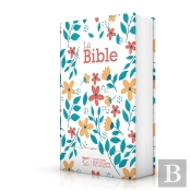 Bible Segond 21 Compacte (Premium Style) : Couverture Rigide Toilée Matelassée Motif Fleuris