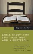 Bible Study For Busy Pastors And Ministers, Volume 2
