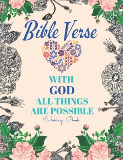 Bertrand.pt - Bible Verse With God All Things Are Possible Coloring Book