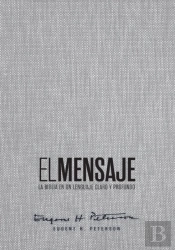 Biblia El Mensaje (Tapa Dura, Gris Tela)