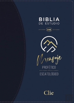 Bertrand.pt - Biblia Estudio Mensaje Profetico Escatologico Azul Con Indi