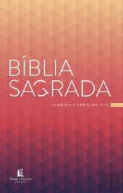 Bíblia Sagrada - Almeida Corrigida Fiel - Capa Prisma Coral
