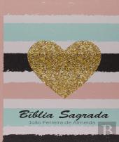 Bíblia Sagrada - Capa Coração Listrado