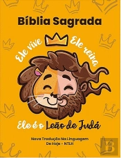 Bíblia Sagrada Infantil - Leão de Judá