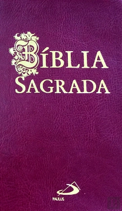 Bertrand.pt - Bíblia Sagrada Paulus Média Flexível Bordeaux