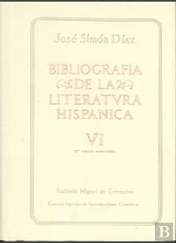 Bertrand.pt - Bibliografía De La Literatura Hispánica. Tomo Vi. Siglos Xvi Y Xvii (Aria-Buzio)