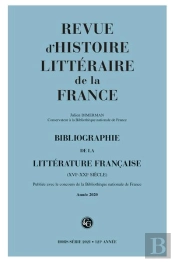 Bibliographie De La Litterature Francaise - 2021, Annee 2020