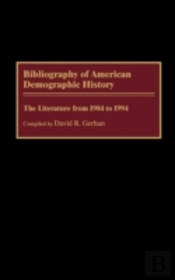 Bibliography Of American Demographic History