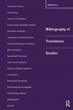 Bertrand.pt - Bibliography Of Translation Studies: 2000