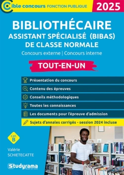 Bertrand.pt - Bibliothécaire Assistant Spécialisé (Bibas) De Classe Normale : Concours Externe - Concours Interne (Édition 2025)