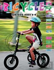 Bicycle Coloring Book For Kids Ages 4-8