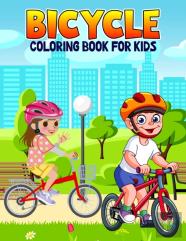 Bicycle Coloring Book For Kids