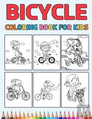 Bicycle Coloring Book For Kids