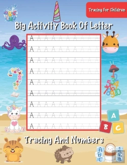 Bertrand.pt - Big Activity Book Of Letter Tracing And Numbers Tracing For Children
