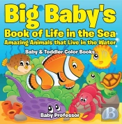 Big Baby'S Book Of Life In The Sea: Amazing Animals That Live In The Water - Baby & Toddler Color Books