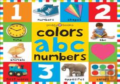 Big Board Books Colors, Abc, Numbers
