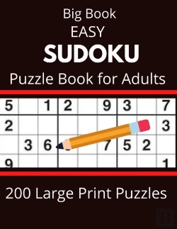 Bertrand.pt - Big Book Easy Sudoku  Puzzle Book For Adults 200 Large Print Puzzles