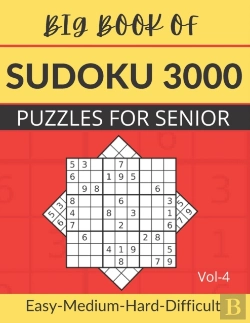 Bertrand.pt - Big Book Of Sudoku 3000 Puzzles For Seneir Vol-4