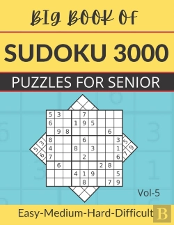 Bertrand.pt - Big Book Of Sudoku 3000 Puzzles For Senior Vol-5