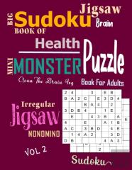 Big Book Of Sudoku Brain Health Puzzle Book For Adults, Clean The Brain Fog