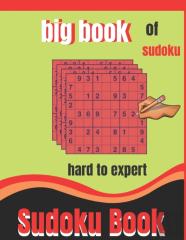 Big Book Of Sudoku Hard To Expert Sudoku Book