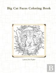 Big Cat Faces Coloring Book