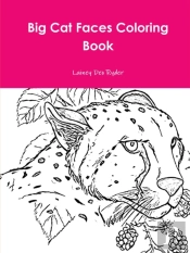 Big Cat Faces Coloring Book