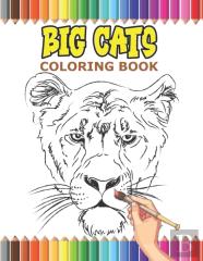 Big Cats Coloring Book