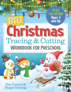 Bertrand.pt - Big Christmas Tracing And Cutting Workbook For Preschool