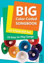 Big Color-Coded Songbook For 8 Note Bell Set