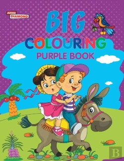 Bertrand.pt - Big Colouring Purple Book For 5 To 9 Years Old Kids Fun Activity And Colouring Book For Children