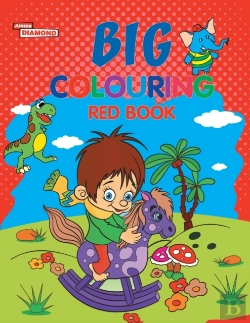 Bertrand.pt - Big Colouring Red Book For 5 To 9 Years Old Kids| Fun Activity And Colouring Book For Children