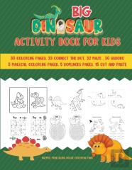 Big Dinosaur Activity Book For Kids