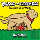 Big Dog And Little Dog Going For A Walk