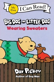 Big Dog And Little Dog Wearing Sweaters