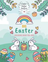 Big Easter Coloring Book For Kids Easter Basket Stuffers
