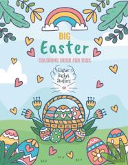 Big Easter Coloring Book For Kids Easter Basket Stuffers