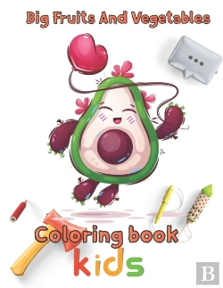Bertrand.pt - Big Fruits And Vegetables Coloring Book Kids