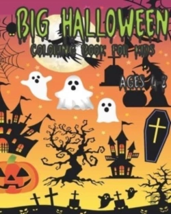 Bertrand.pt - Big Halloween Coloring Book For Kids Ages 4-8