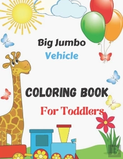 Bertrand.pt - Big Jumbo Vehicle Coloring Book For Toddler