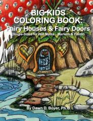 Big Kids Coloring Book: Fairy Houses And Fairy Doors