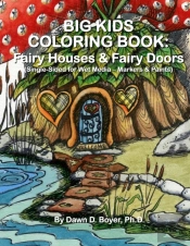Big Kids Coloring Book: Fairy Houses And Fairy Doors