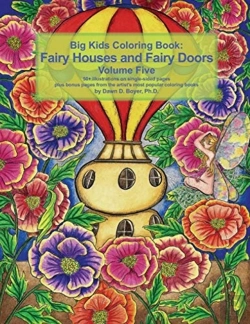 Bertrand.pt - Big Kids Coloring Book Fairy Houses And Fairy Doors Volume Five